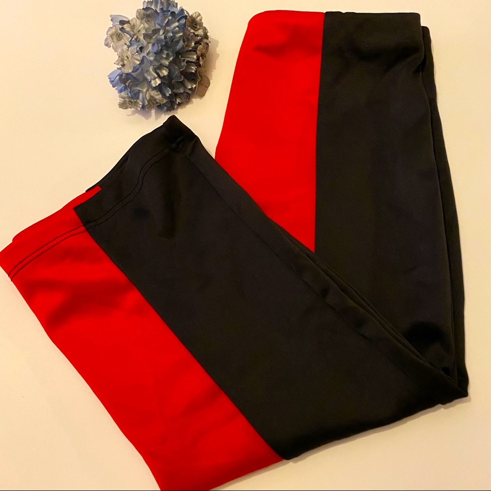 Black and Red Gracie Oaks Pencil Skirt